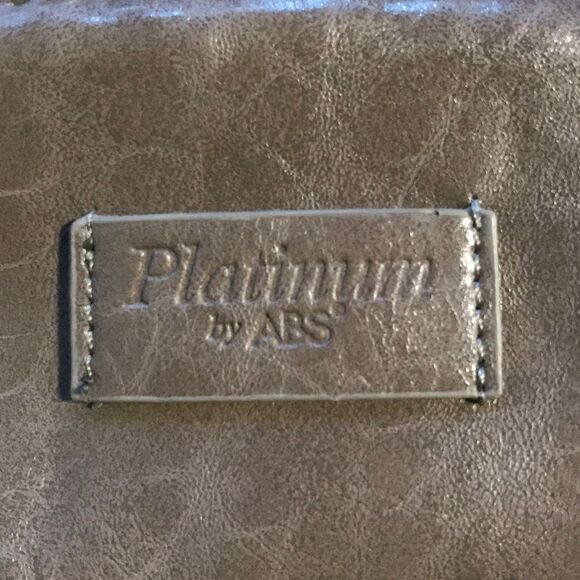 🔹Beige “Platinum” by ABS Clutch Purse - Picture 9 of 10